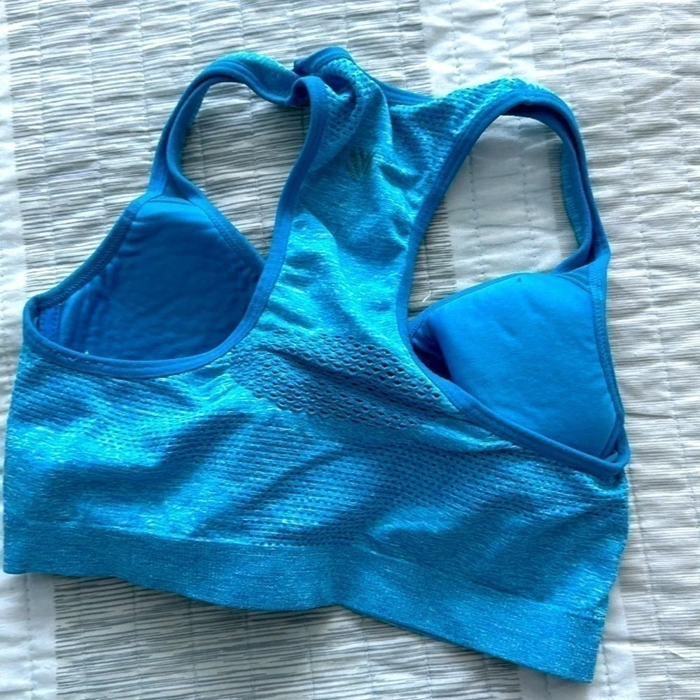 Blue Sports Bra